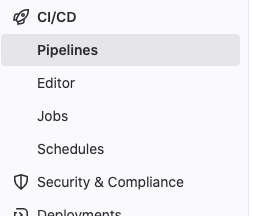 Run Pipeline Button