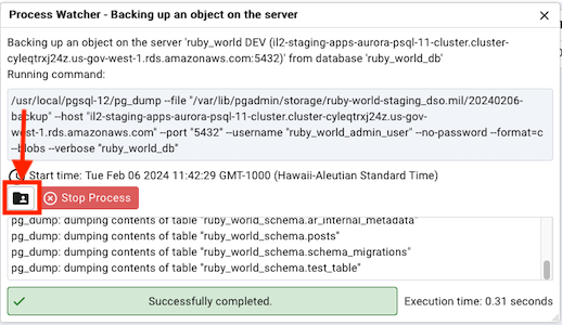 Backup Process Watcher