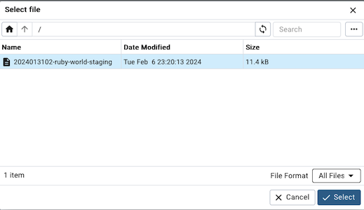 Restore Successful Upload