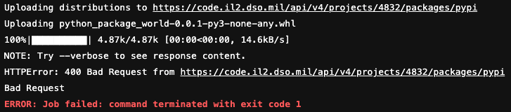 400 Errors